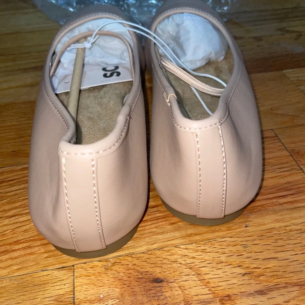 NEW SO® Neema Women's Pointed Toe Ballet Flat TAN 10